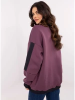 Mikina EM BL 983.10X tmavo fialová