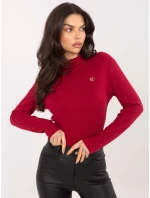 Sveter LK SW 510184.01P bordový