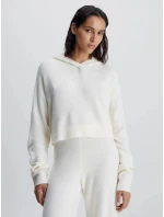 Dámska mikina 000QS7000E 101 ecru - Calvin Klein