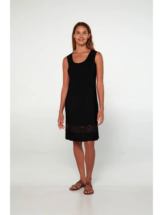 Jednoduché šaty bez rukávov 20515 - Vamp Jednoduché šaty bez rukávov 20515 - Vamp