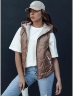 Dámska prešívaná vesta NICOLAS zlatá FashionStreet TY4464 Dámska prešívaná vesta NICOLAS zlatá FashionStreet TY4464