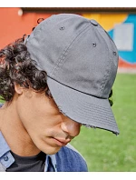 Atlantis Headwear Dad Hat Destroyed-S 6-panelová bejzbalová čiapka 33.0243 tmavošedá Atlantis Headwear Dad Hat Destroyed-S 6-panelová bejzbalová čiapka 33.0243 tmavošedá