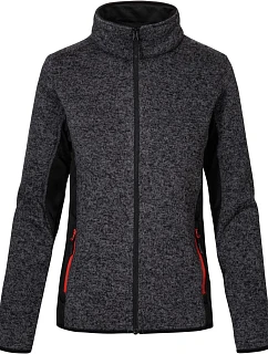 Promodoro 7705 Dámska pracovná pletená fleecová bunda 40.7705 heather graphite