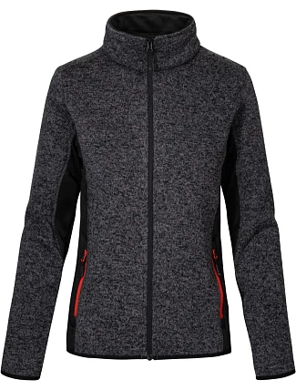 Promodoro 7705 Dámska pracovná pletená fleecová bunda 40.7705 heather graphite Promodoro 7705 Dámska pracovná pletená fleecová bunda 40.7705 heather graphite