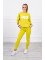 Sada s potlačou kivi Queen