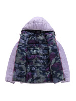 Detská obojstranná bunda hi-therm ALPINE PRO EROMO pastelová lila variant pd