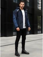 FashionStreet pánska tmavomodrá lyžiarska bunda TX5129