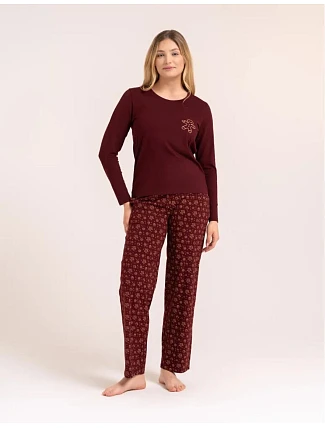 Pyžamo Moraj PDD4500-014 s dlhými rukávmi, veľkosti L–3XL