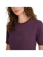 Dámske tričko 4F F2971 tmavo fialové 4FWAW25TTSHF2971 50S