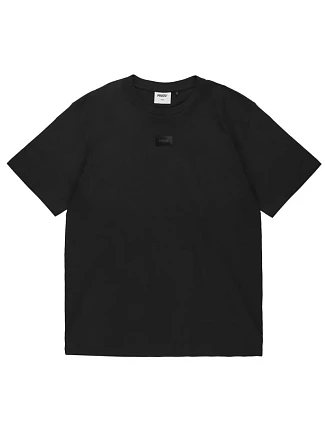 Tričko Prosto Jacquard Label KL261MTEE1042, čierne, veľkosť L Tričko Prosto Jacquard Label KL261MTEE1042, čierne, veľkosť L