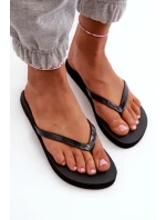 Damskie Japonki Klapki 4FMM00FFLIF018-21S Czarne