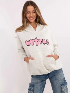 Mikina EM BL 881.16 svetlo šedá