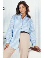 Dámske modro-biele tričko DY0372 - Dstreet