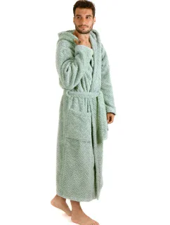 Pánsky župan Athena s kapucňou 3116 fern - Vestis