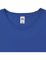 Fruit of the Loom Iconic 150 V-Neck T Tričko s výstrihom do V 16.1442 biele
