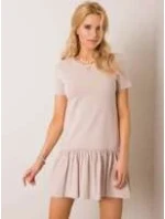 Šaty RV SK 5631.02X béžová Šaty RV SK 5631.02X béžová