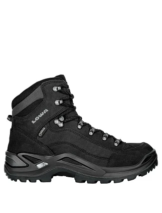 Topánky Renegade GTX Mid – tmavočierne – UK 9 (43,5) LOWA Topánky Renegade GTX Mid – tmavočierne – UK 9 (43,5) LOWA