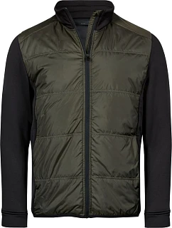 Tee Jays TJ 9110 Pánska hybridná strečová bunda 18.9110 tmavozelená/čierna