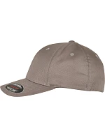 Flexfit 6277OC 6-panelová čiapka z bio bavlny 55.77OC, svetlošedá