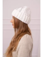 Dámska čiapka Selena K384 biela