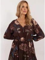 Šaty DHJ SK 19861 3.11 hnedé