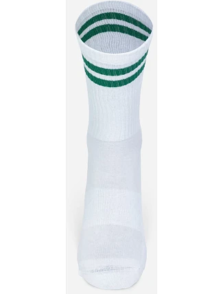 Mr. Socks L 05004 Tenisové ponožky „Basic“ 88.5004 biela/zelená