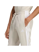 Pánske nohavice adidas 3-Stripes Tricot Regular Tapered Pants beige JY7721 Pánske nohavice adidas 3-Stripes Tricot Regular Tapered Pants beige JY7721
