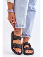 Damskie Lekkie Sandały Big Star LL274745 Czarne