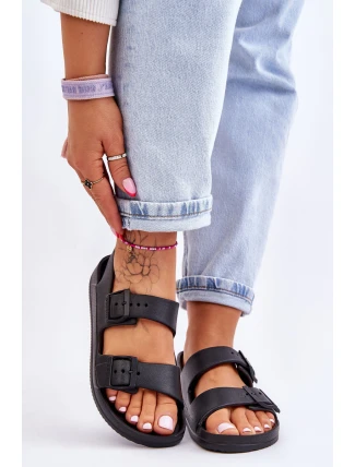 Damskie Lekkie Sandały Big Star LL274745 Czarne