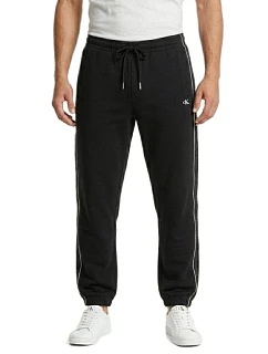 Calvin Klein Fleecové tepláky s logom Jogger Black - LZ04LE291G-UB1
