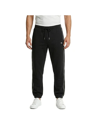 Calvin Klein Fleecové tepláky s logom Jogger Black - LZ04LE291G-UB1 Calvin Klein Fleecové tepláky s logom Jogger Black - LZ04LE291G-UB1
