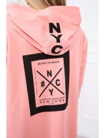 Nadmerná šedá bunda s kapucňou Morel