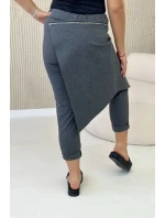 Punto Milano Zimné nohavice s ozdobným zipsom Graphite