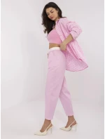 Nohavice DHJ SP 8830.77 svetloružové