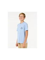 Detské tričko RIP CURL STAPLE TEE – BOY, modré