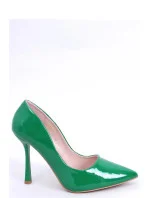 Dámske lodičky na podpätku NF-79P Tmavo zelená - Seastar Dámske lodičky na podpätku NF-79P Tmavo zelená - Seastar