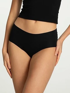 Dámske bavlnené nohavičky Mood Maxi Black - Julimex