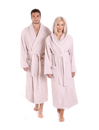 Unisex župan Athena s kapucňou 3116 Hazel - Vestis Unisex župan Athena s kapucňou 3116 Hazel - Vestis