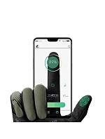 Cyklistické rukavice Rockbros 16110006002 tlmenie veľkosť M - zelená/čierna