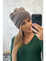 Dámska čiapka Nastia K373 mocca