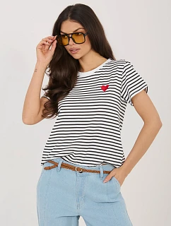 Tričko IT TS 22397.89 biele čierne