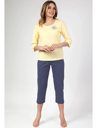 Regina 683 3/4 2XL-3XL Z24/25 dámske pyžamo Regina 683 3/4 2XL-3XL Z24/25 dámske pyžamo