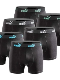 Pánske boxerky Puma 6-Pack black z príjemnej bavlny
