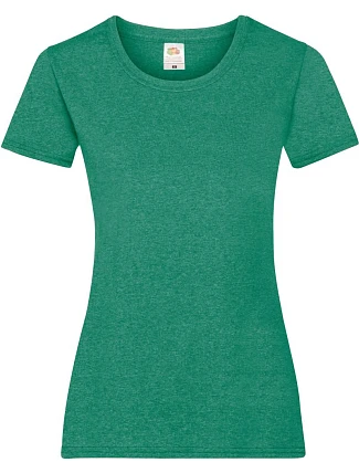 Fruit of the Loom Lady-Fit Valueweight T Dámske tričko 16.1372 retro heather green Fruit of the Loom Lady-Fit Valueweight T Dámske tričko 16.1372 retro heather green