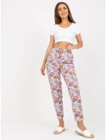 Nohavice D73771M61869M svetlo fialové