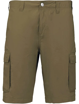 Kariban K 755 Pánske bermudy 20.K755 svetlo khaki