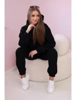 Bavlnená súprava s čiernou potlačou Bavlnená súprava s čiernou potlačou