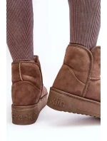 Wegańskie Śniegowce Na Platformie D.Franklin DFSH371004 Ciemnobeżowe