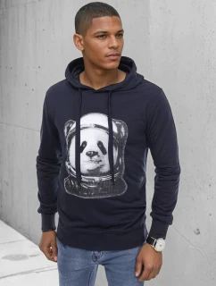 Pánska tmavomodrá mikina FashionStreet BX5131