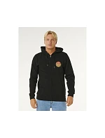 Pánska mikina RIP CURL Wettie Passage Icon Zip Thru, čierna